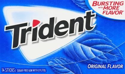 Trident Sugar Free Original Flavor Gum 14 ea