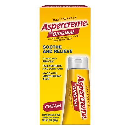 Aspercreme Original Max Strength Pain Relief Cream 3 oz