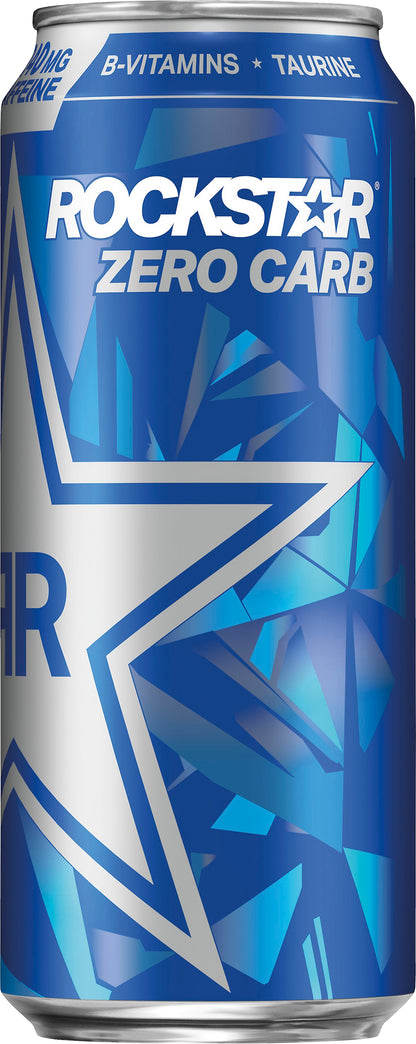 Rockstar Zero Carb Sugar Free Energy Drink 16 oz