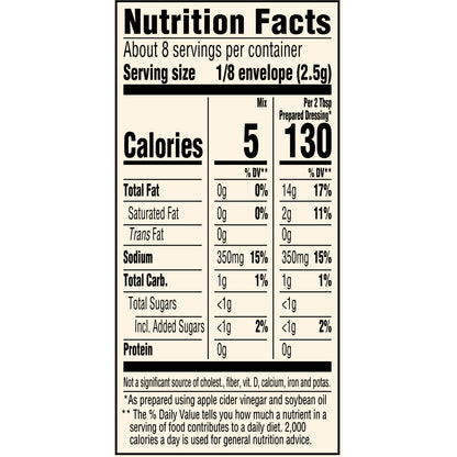 Good Seasons Garlic & Herb Dry Salad Dressing and Recipe Mix, .75 oz Packet