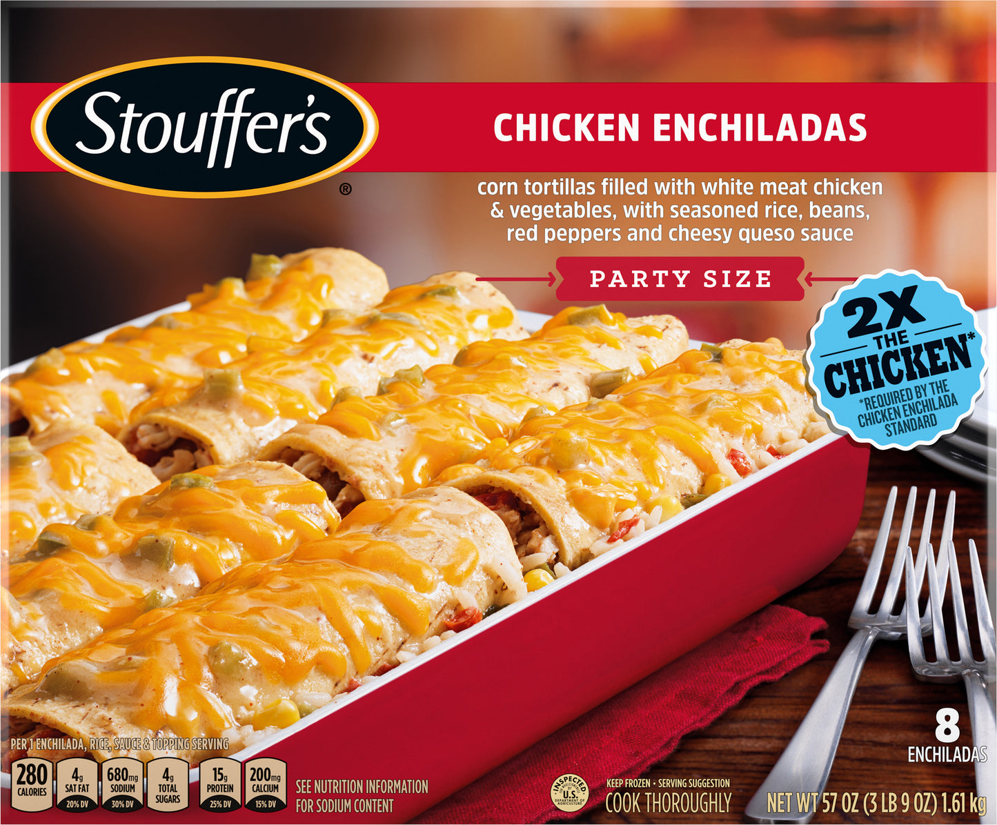 Stouffer's Party Size Chicken Enchiladas 8 ea
