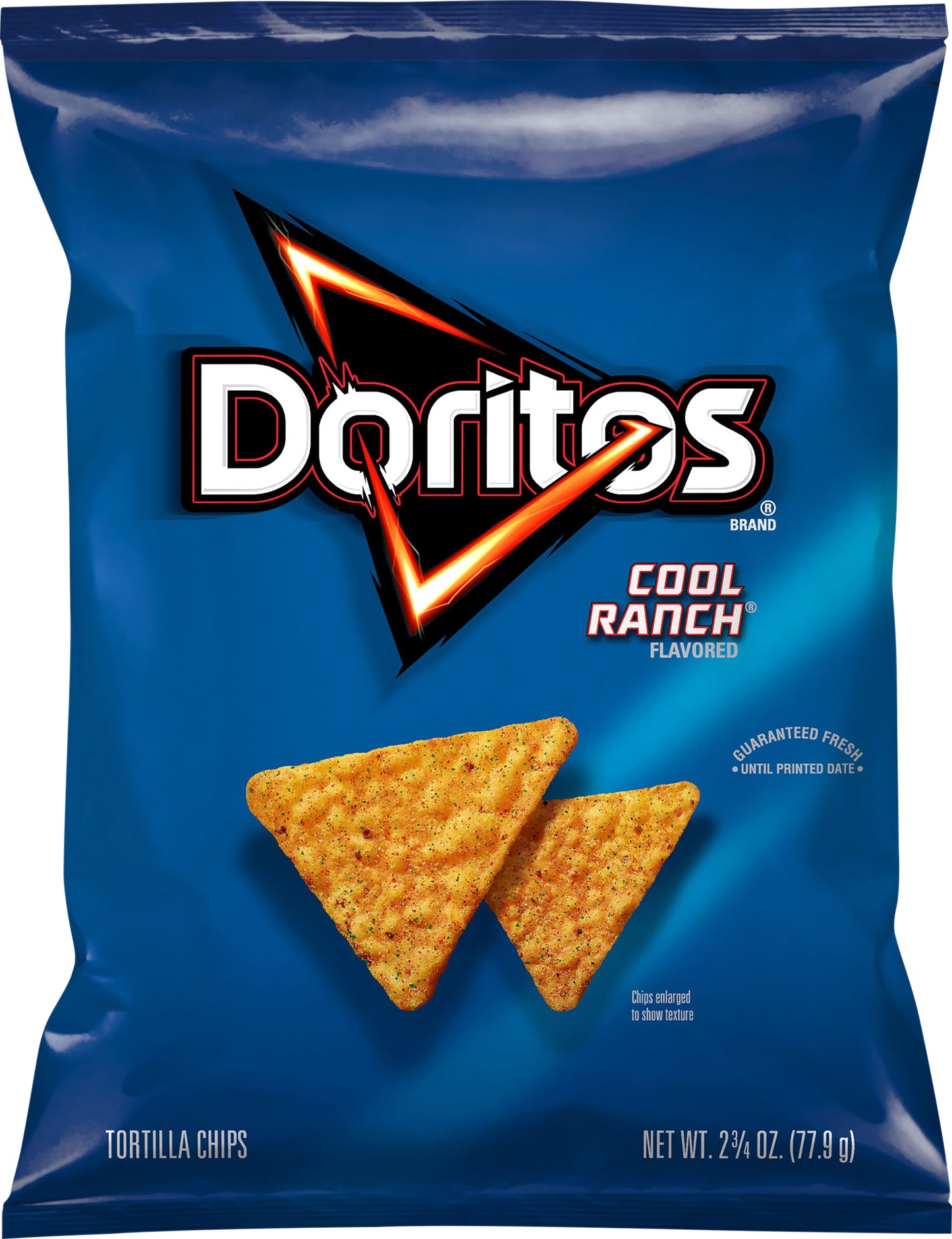 Doritos Tortilla Chips Cool Ranch Flavored 2 3/4 Oz