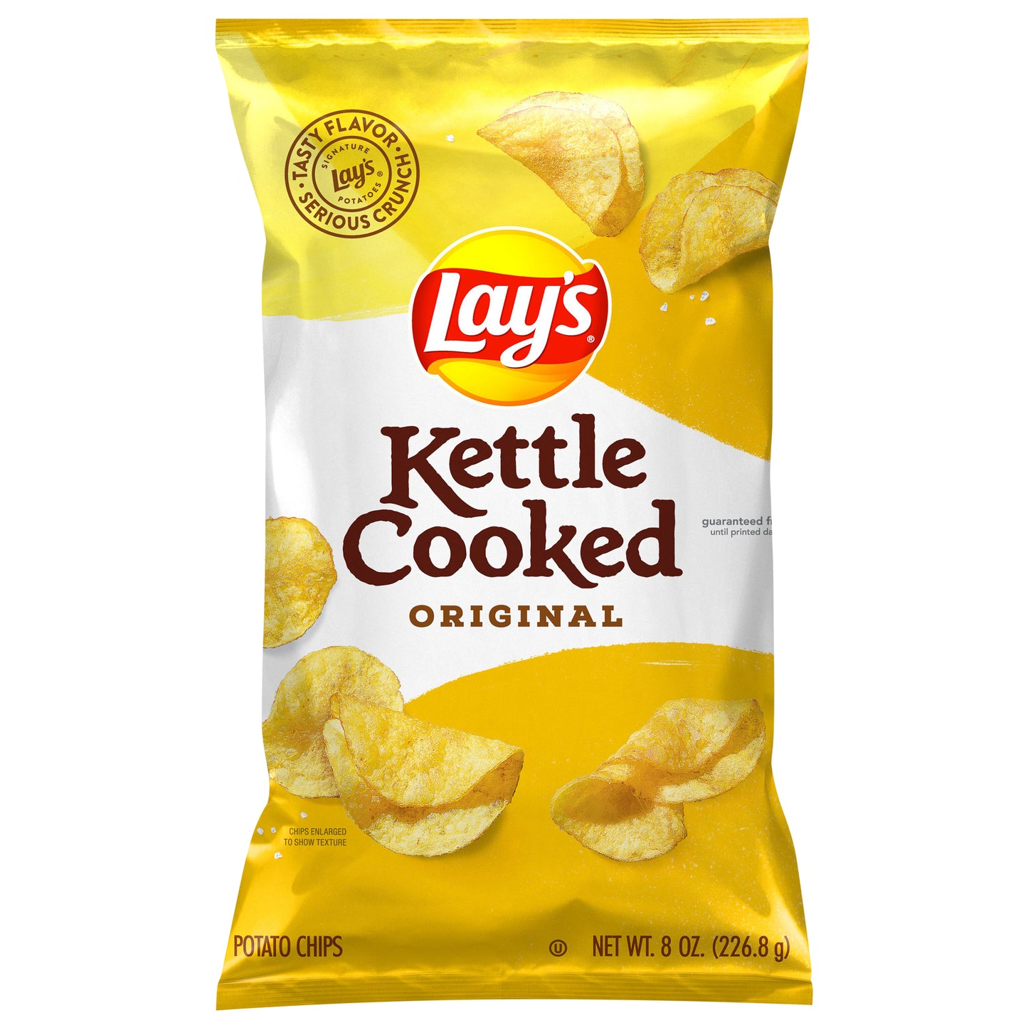 Lay's Kettle Cooked Potato Chips Original 8 Oz