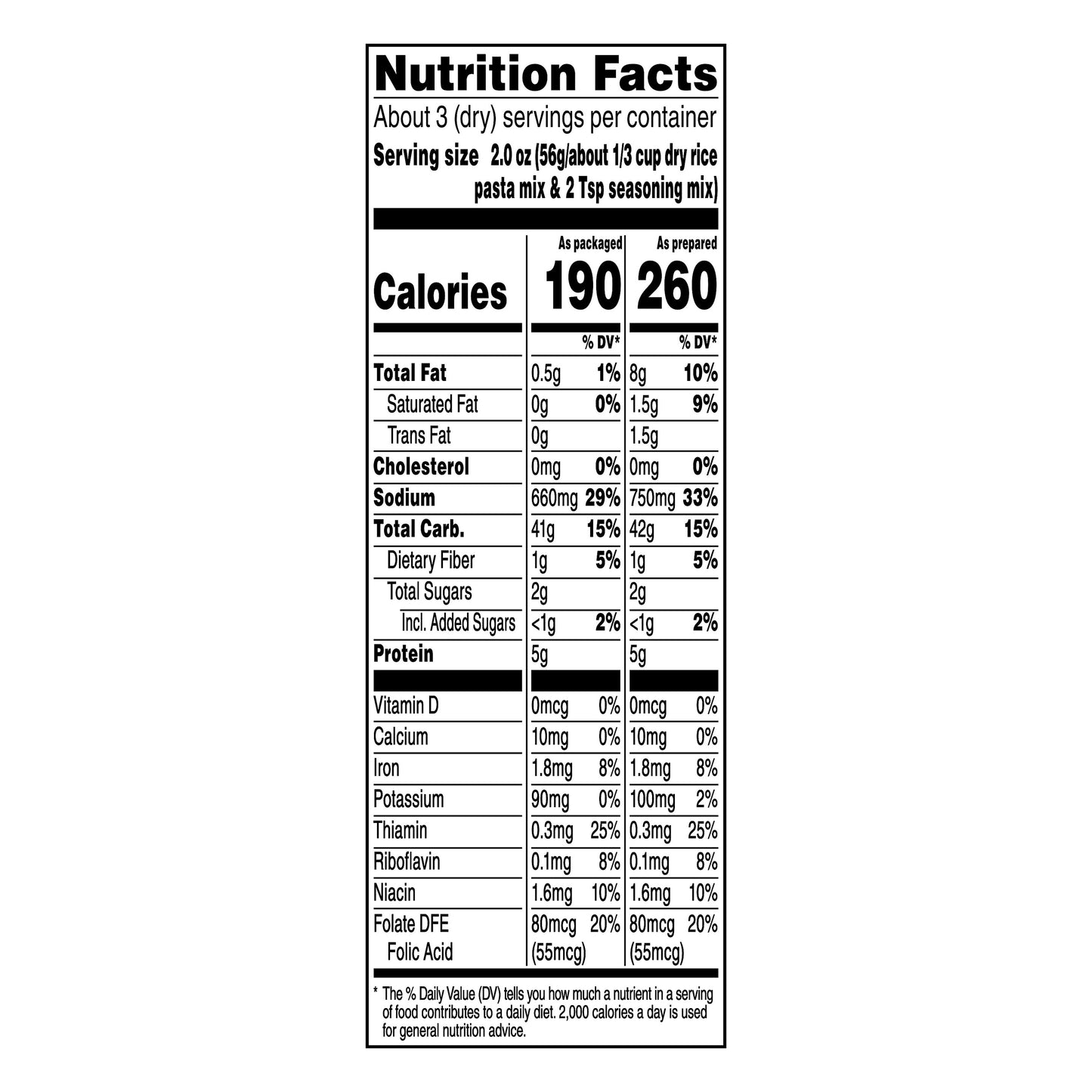 Rice A Roni Chicken & Garlic Food Mix 5.9 oz