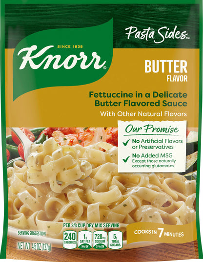 Knorr Pasta Sides Butter Fettuccine 4.5 oz