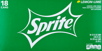 Sprite Lemon-Lime Soda 18 ea