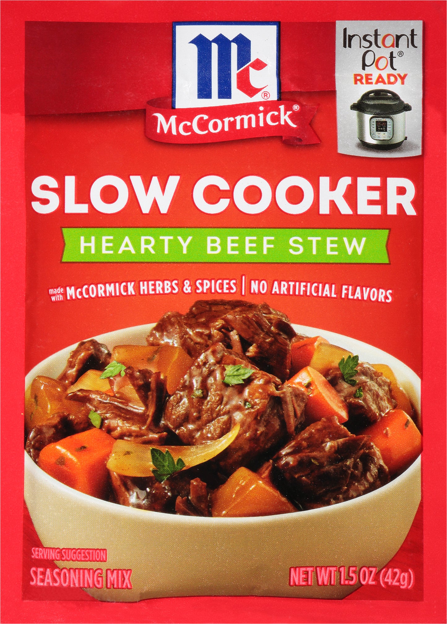 McCormick Slow Cooker Hearty Beef Stew Seasoning Mix 1.5 oz