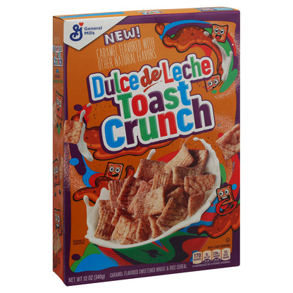 Dulce de Leche Toast Crunch Caramel Flavored Cereal 12 oz