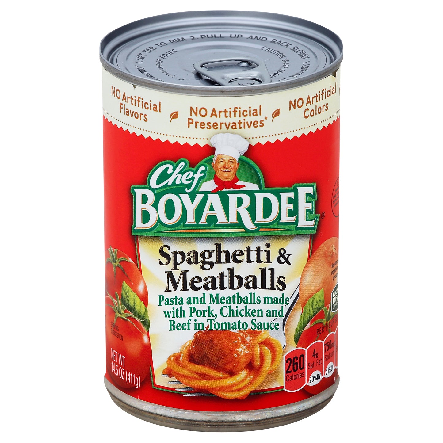 Chef Boyardee Spaghetti & Meatballs 14.5 oz