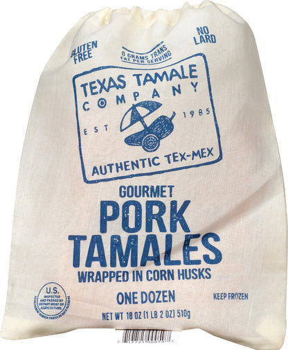 Texas Tamale Gourmet Pork Tamales 12 ea