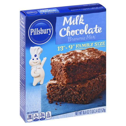 Pillsbury Family Size Milk Chocolate Brownie Mix 18.4 oz