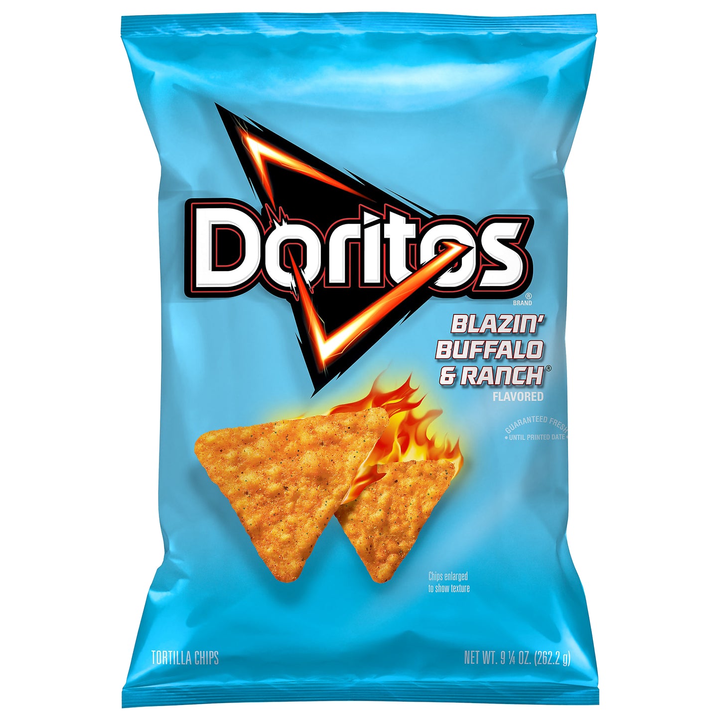Doritos Tortilla Chips Blazin’ Buffalo & Ranch Flavored 9.25 Oz
