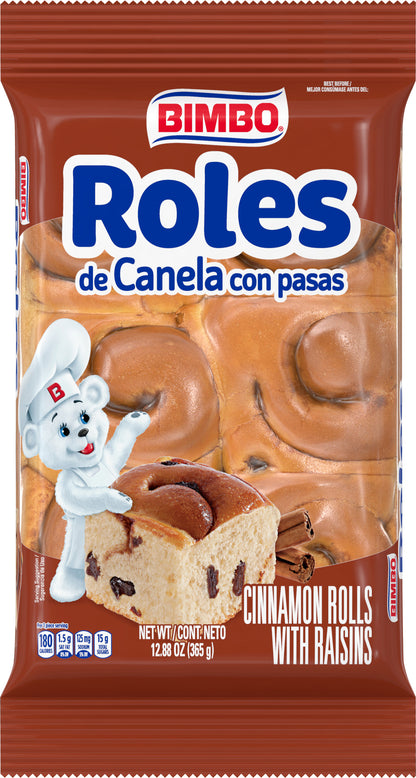 Bimbo Roles De Canela (Cinnaomon Rolls) 6 Ct 12.88 Oz-