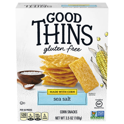 Good Thins Sea Salt Corn Snacks 3.5 oz. Box