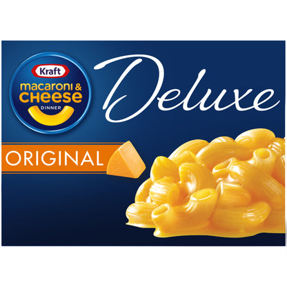 Kraft DELUXE Original Cheddar Macaroni & Cheese Dinner