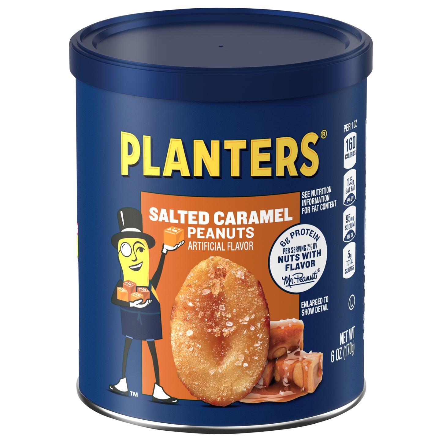 Planters Salted Caramel Peanuts 6 oz