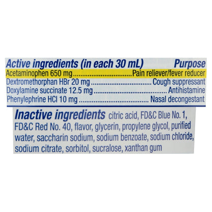 Vicks NyQuil Max Strength Severe Cold & Flu 12 oz