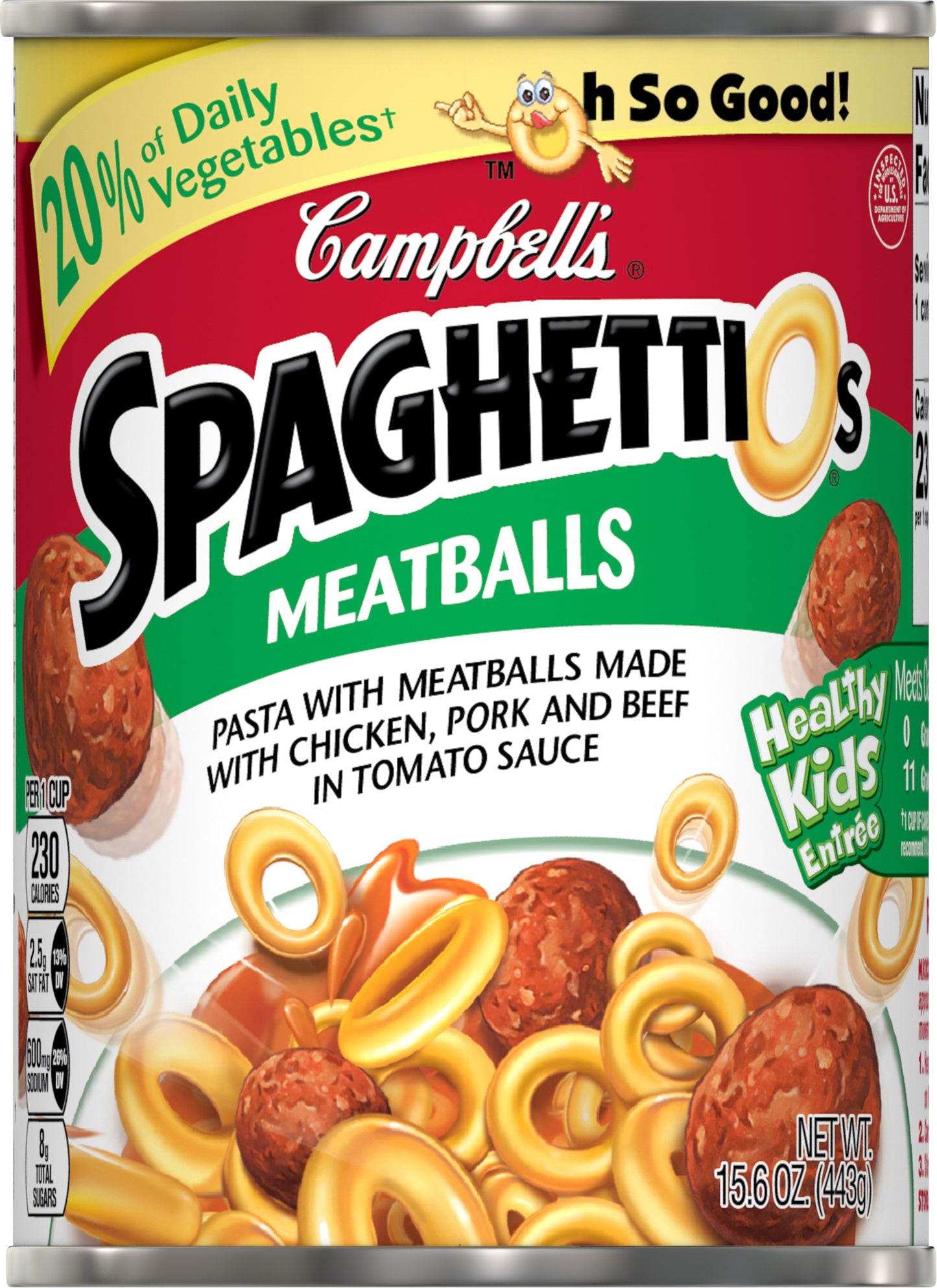 SpaghettiOs Meatballs Pasta 15.6 oz