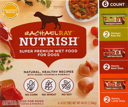 Rachael Ray Nutrish Food for Dogs 6 ea
