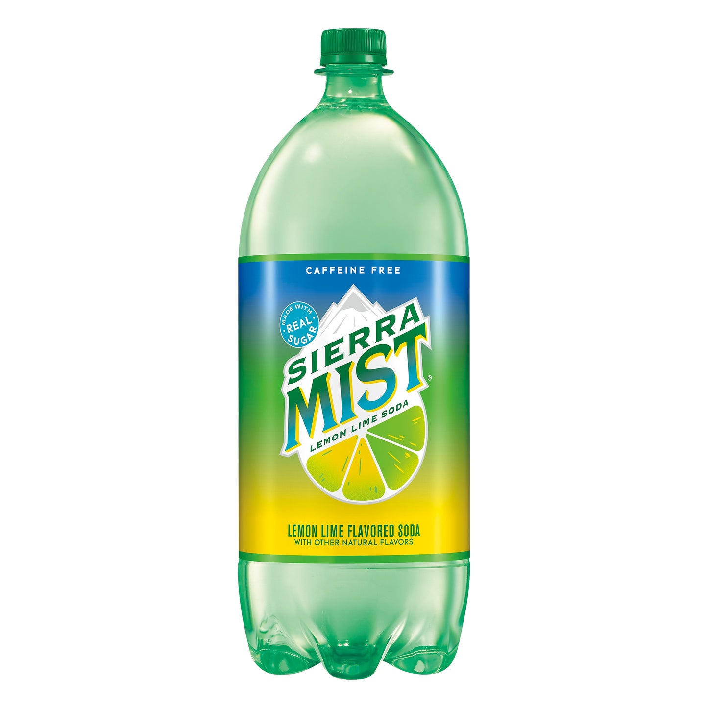 Sierra Mist Caffeine Free Lemon Lime Flavored Soda 2 lt