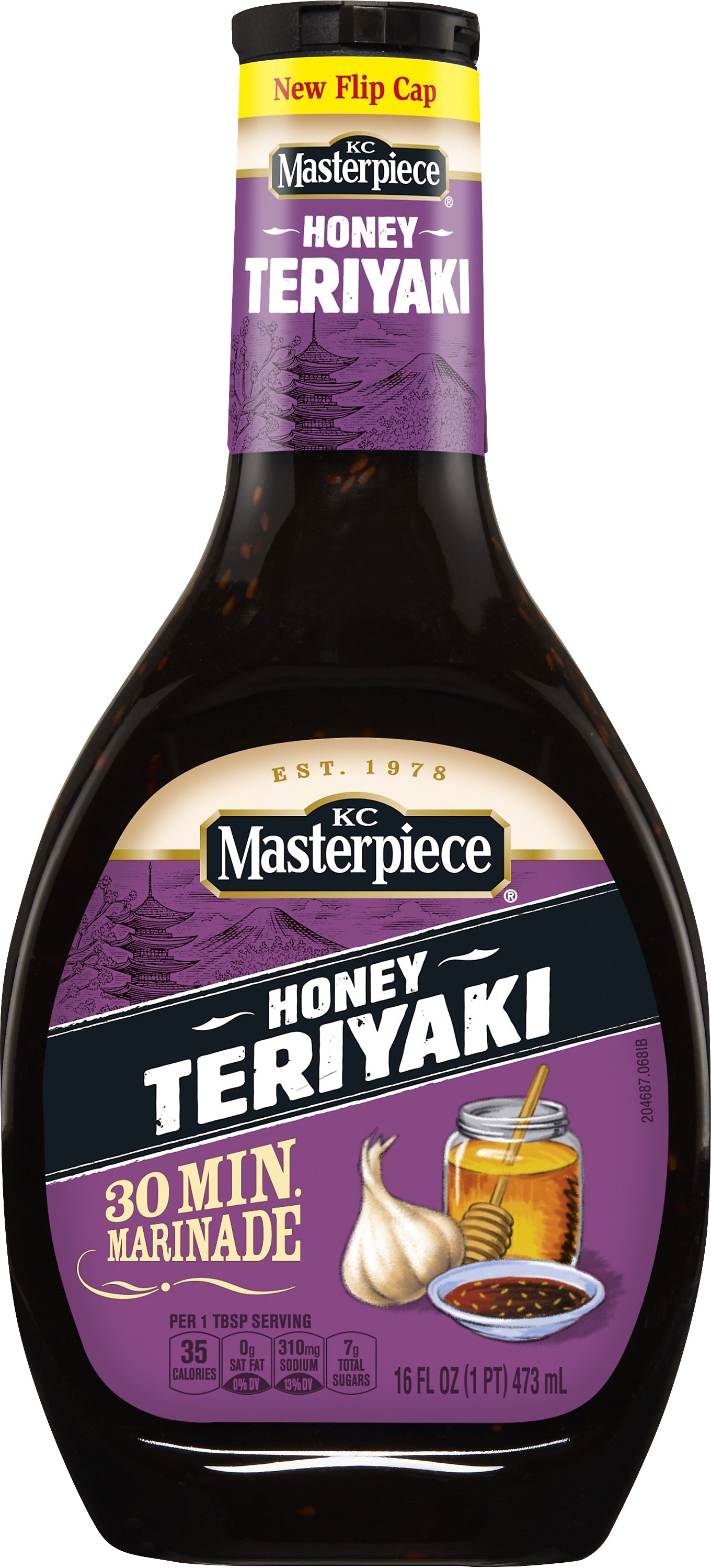 KC Masterpiece Honey Teriyaki Marinade 16 oz