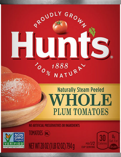 Hunt's Whole Plum Tomatoes 28 oz