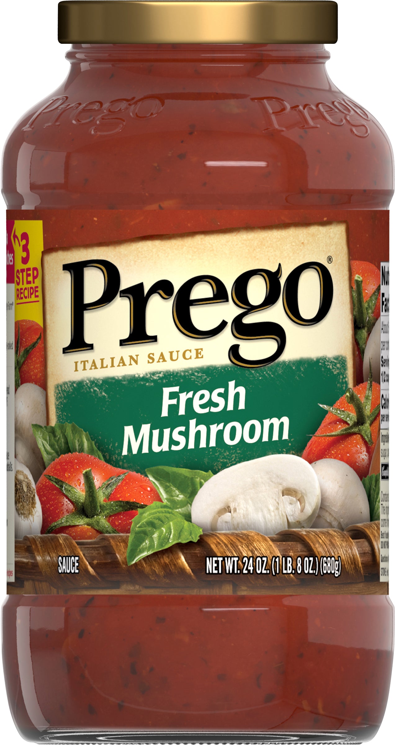 Prego Fresh Mushroom Italian Sauce 24 oz