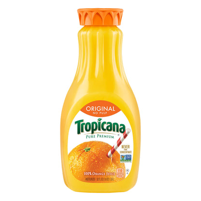 Tropicana Original No Pulp Orange 100% Juice 52 oz