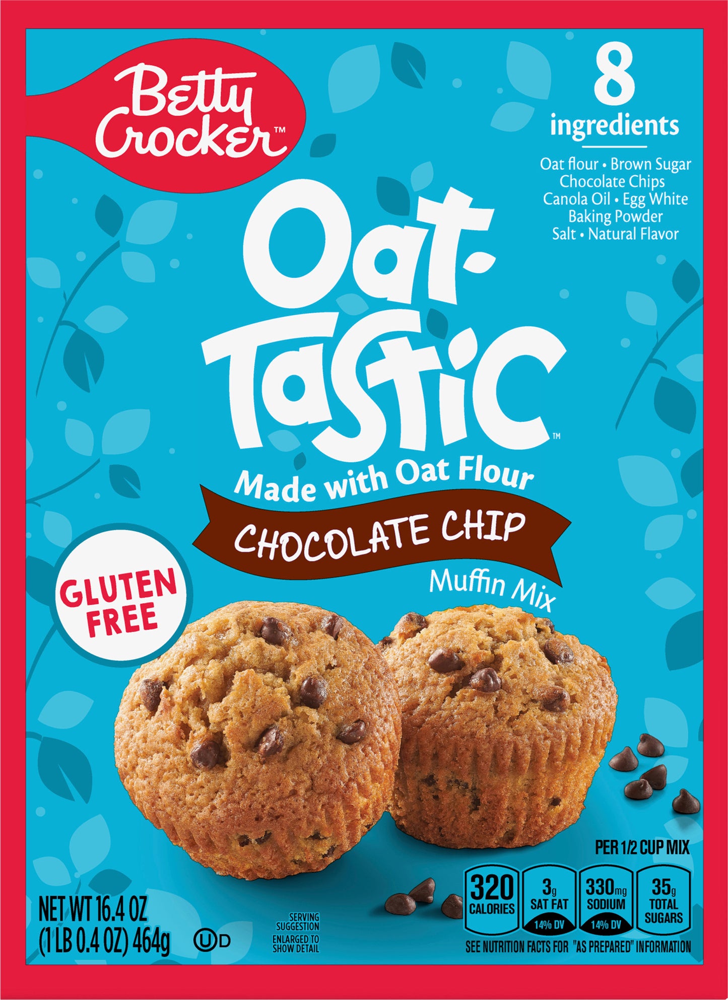 Betty Crocker Oat-Tastic Chocolate Chip Muffin Mix, 16.4 oz