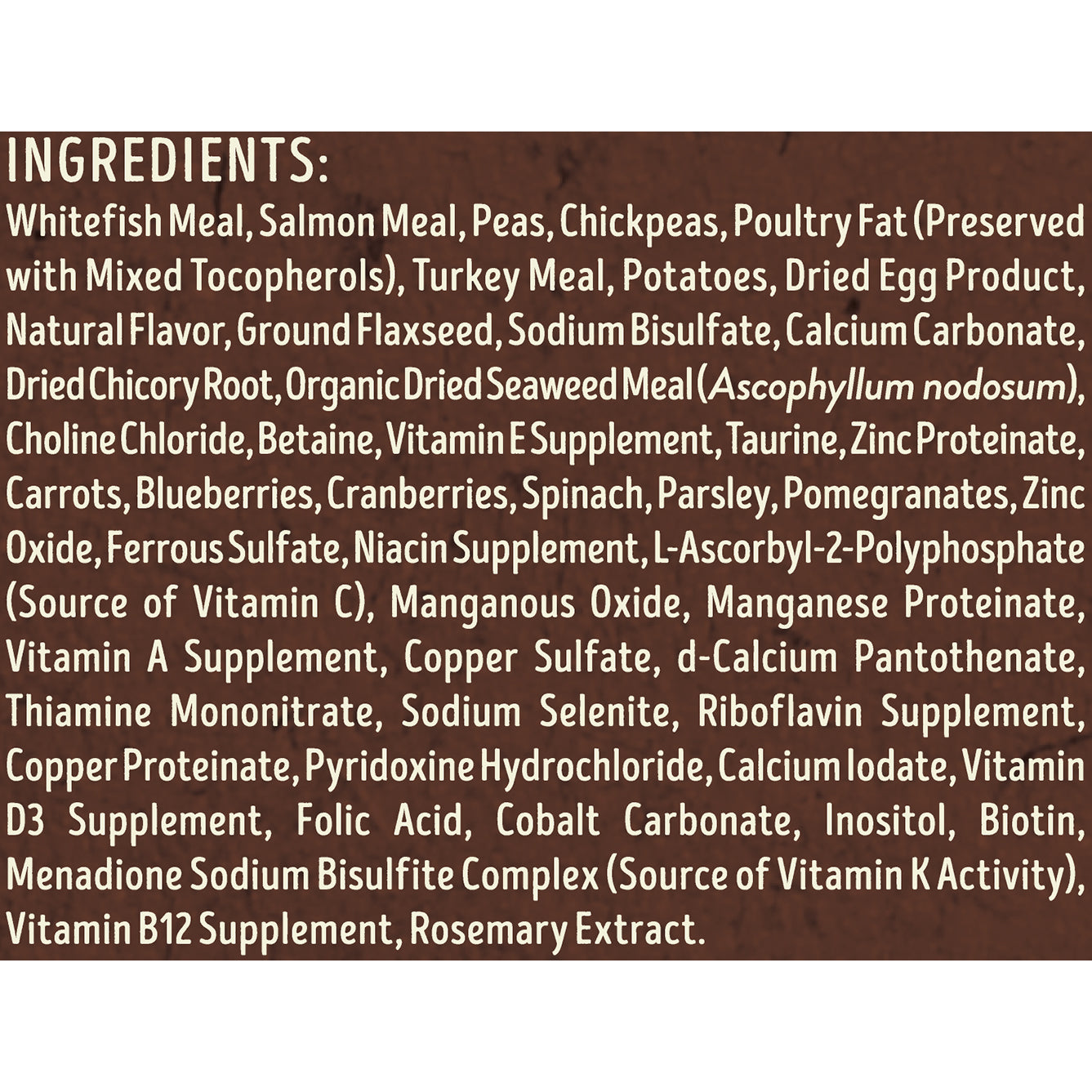 Supreme Source® Grain-Free Whitefish Meal and Salmon Meal Recipe Cat Food 3 lb. Bag