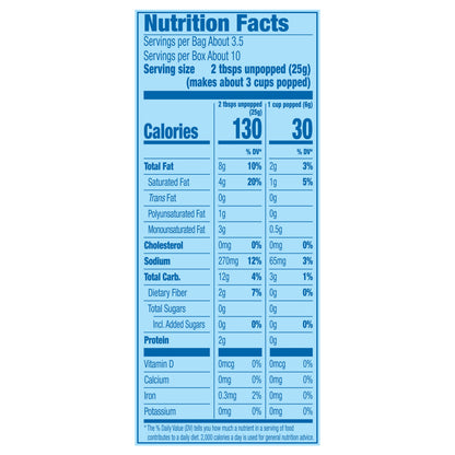 Pop-Secret Premium Butter Popcorn 3 - 3.2 oz Bags