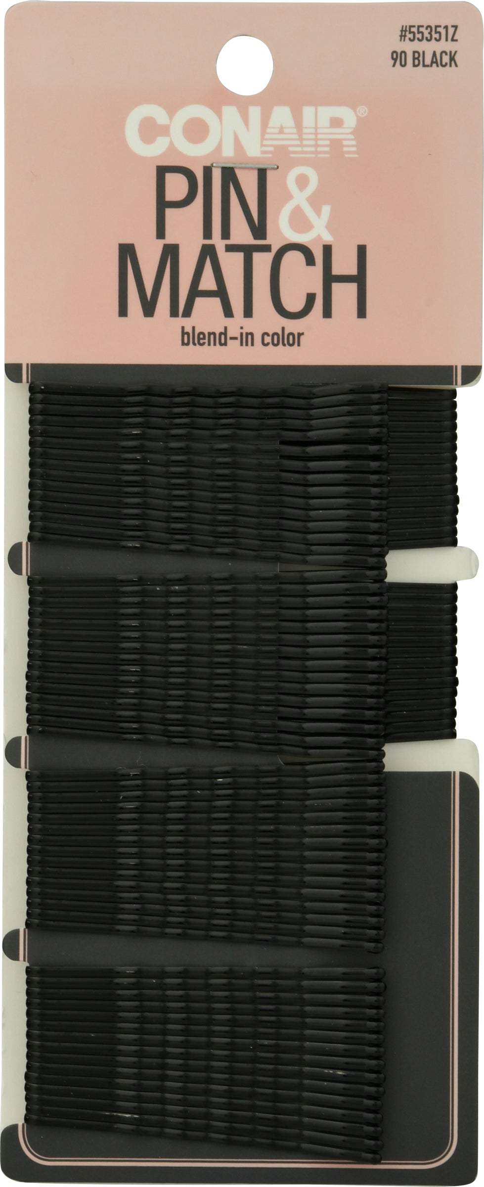 conair Pin & Match Black Hair Pins 90 ea