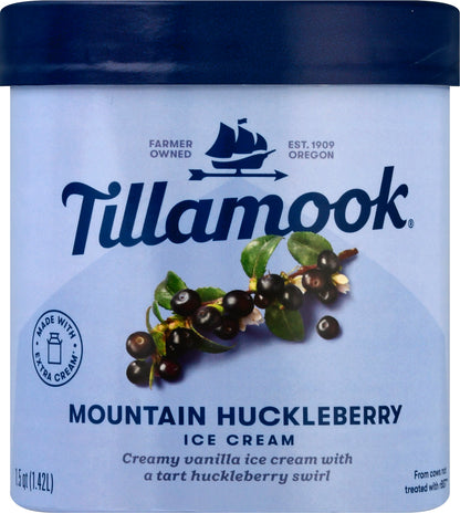 Tillamook Mountain Huckleberry Ice Cream 1.5 qt