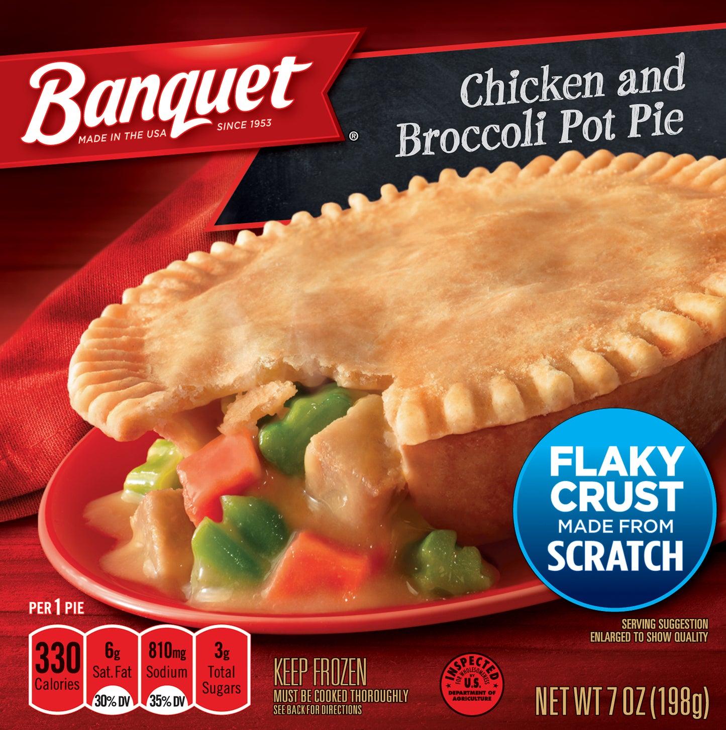 Banquet Chicken and Broccoli Pot Pie 7 oz