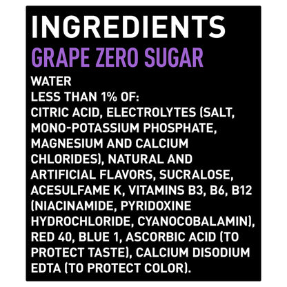 POWERADE Zero Grape Bottle 28 fl oz