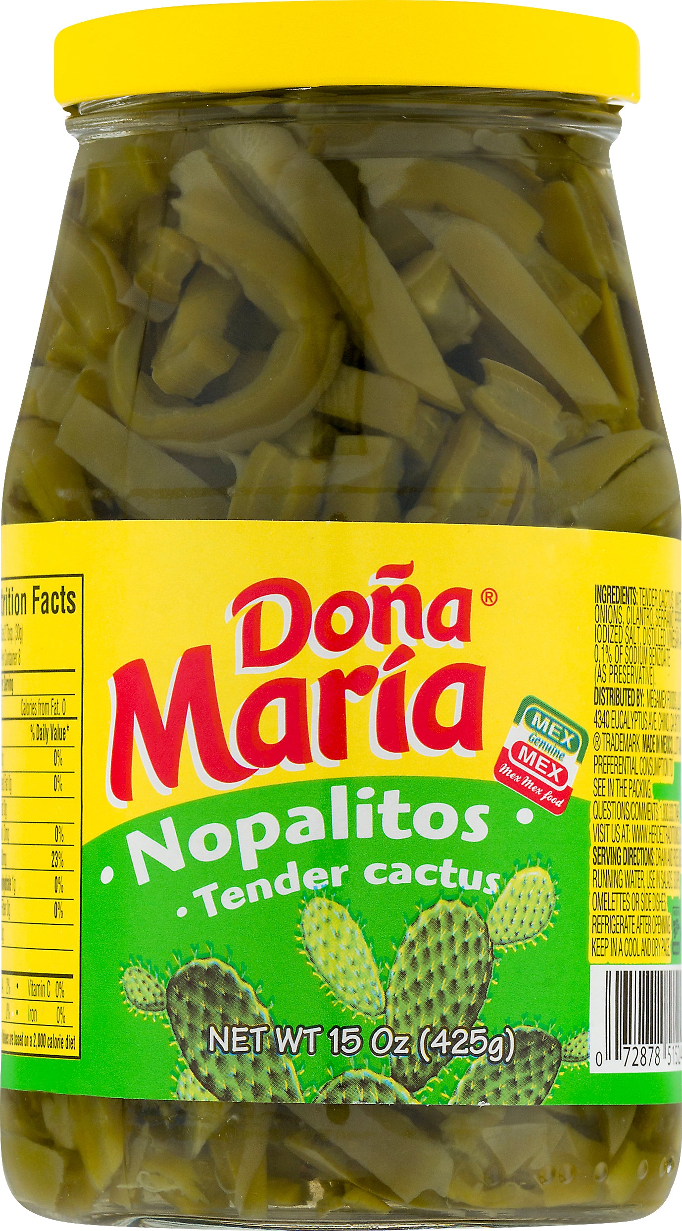 Dona Maria Nopalitos Tender Cactus 15 oz