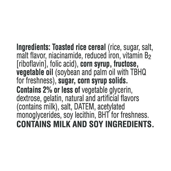 Rice Krispies Treats Original Crispy Marshmallow Squares 0.78 oz