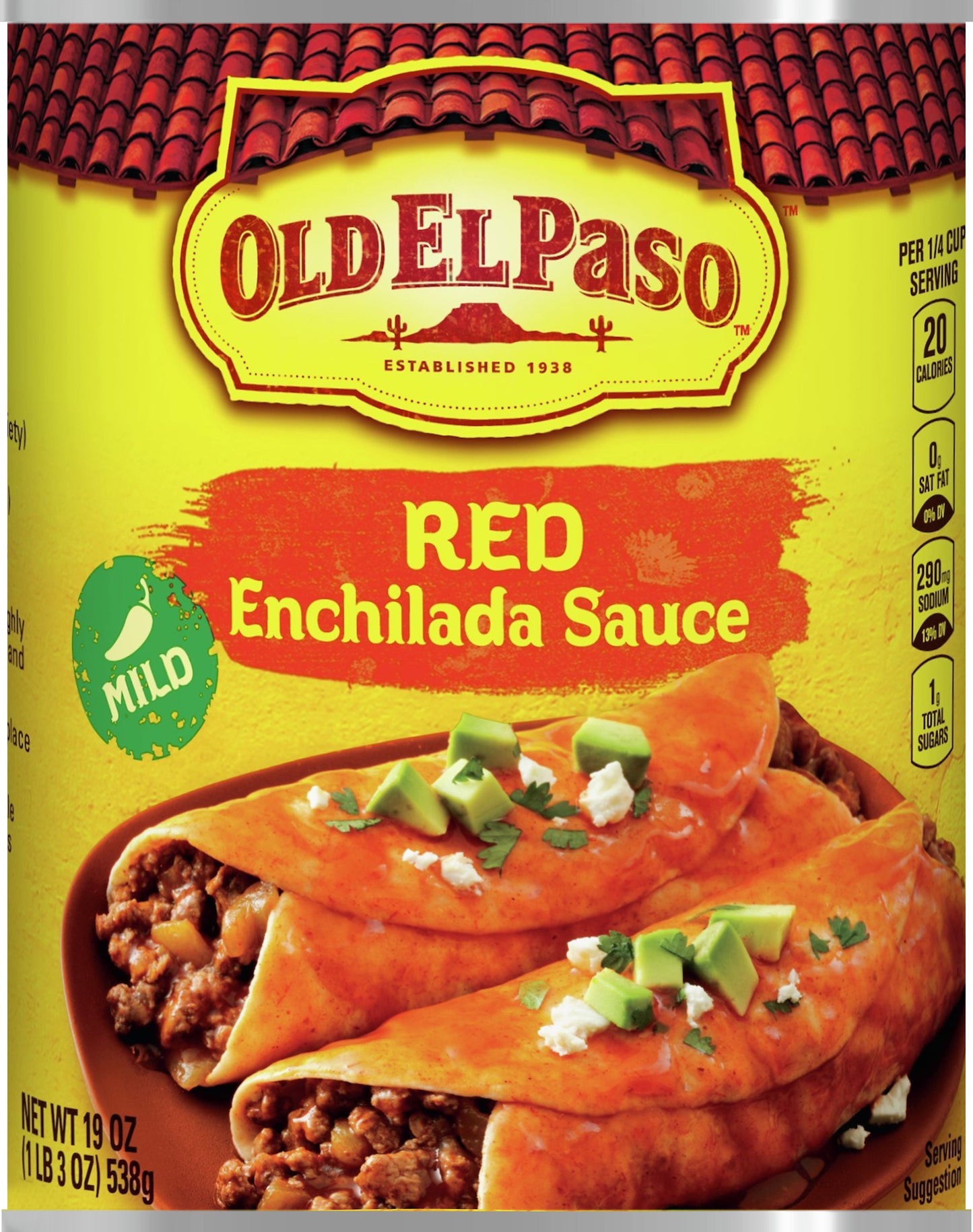 Old El Paso Mild Red Enchilada Sauce 19 oz