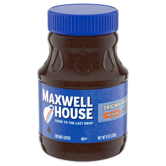 Maxwell House Medium Original Roast Instant Coffee 8 oz Jar