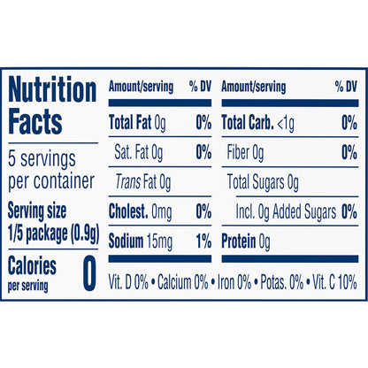 Kool-Aid Unsweetened Orange Powdered Drink Mix, Caffeine Free, 0.15 oz Packet