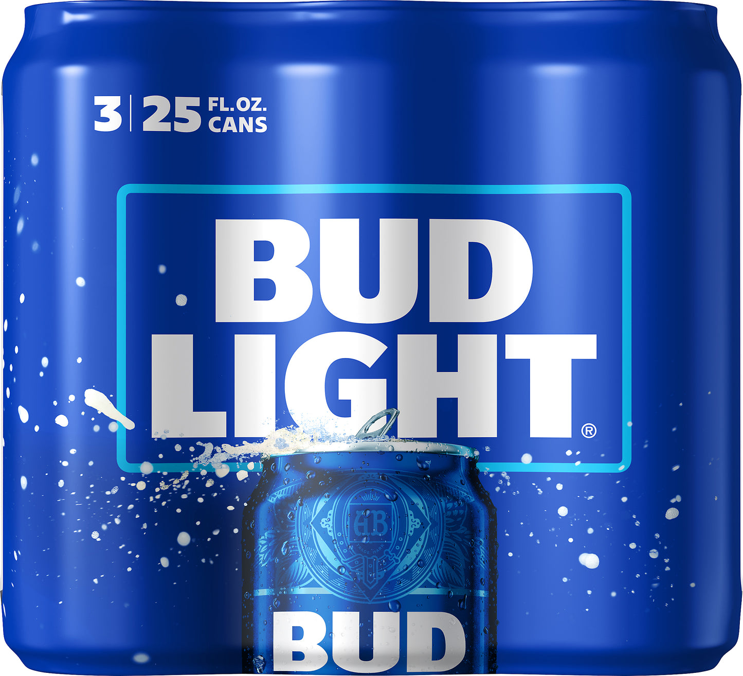 Bud Light Premium Light Lager Beer 3 ea