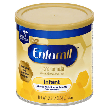 Enfamil 0-12 Months Milk-Based Powder with Iron Infant Formula 12.5 oz