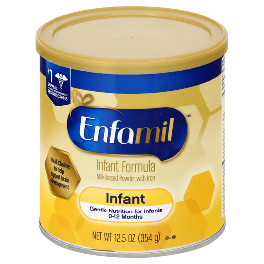 Enfamil 0-12 Months Milk-Based Powder with Iron Infant Formula 12.5 oz
