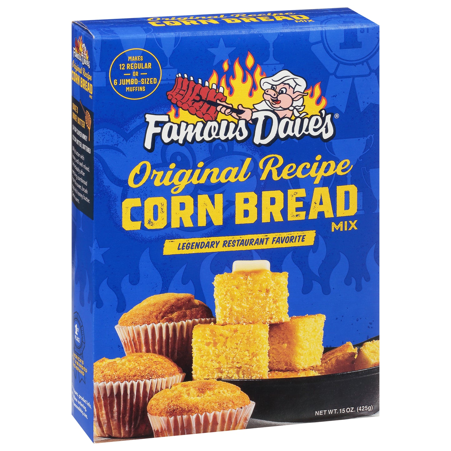 Famous Dave's Original Recipe Corn Bread Mix 15 oz