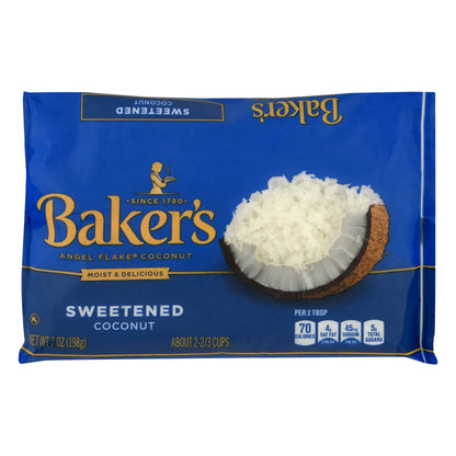 Bakers Sweetened Angel Flake Coconut 7 oz
