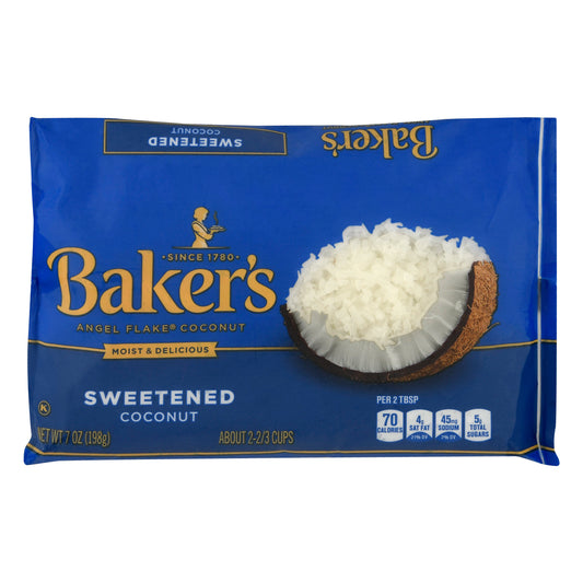 Bakers Sweetened Angel Flake Coconut 7 oz