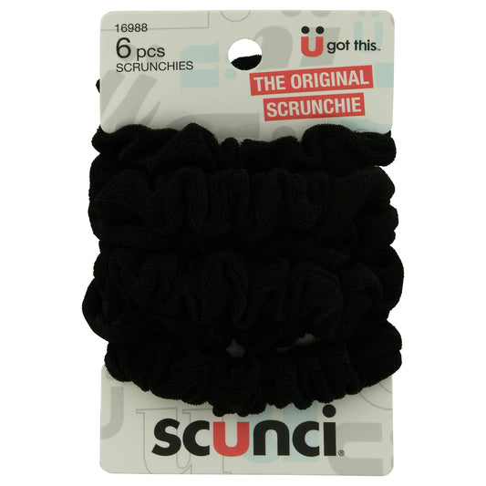 Scunci The Original Scrunchies 6 ea