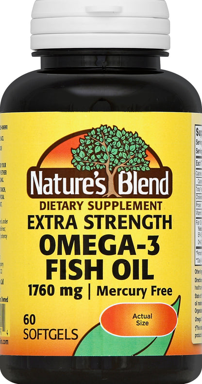 Natures Blend Omega-3 Fish Oil 60 ea