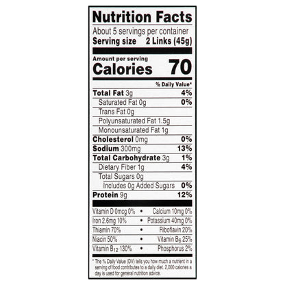 MorningStar Farms Veggie Sausage Links 8 oz