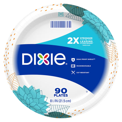 Dixie 8.5 Inch Plates 90 ea
